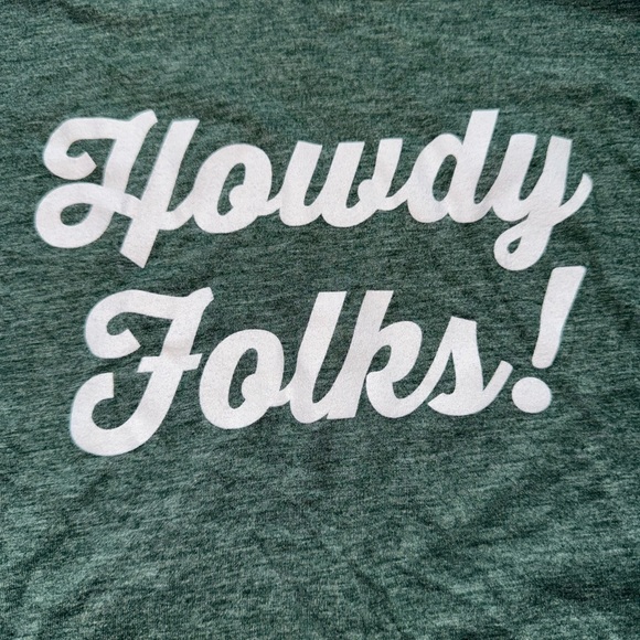 State Fair of Texas “Howdy Folks” Cut off Crop Top Large: Big Tex - Picture 3 of 4